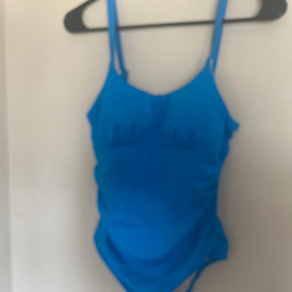 NWOT - Turquoise Flattering One Piece Swimsuit - Swimsuits For All - Size 6 - Picture 4 of 4